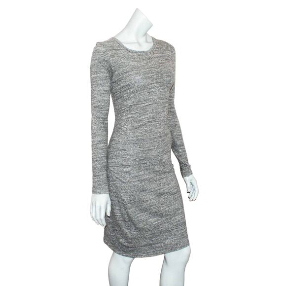 Isabel Marant Etoile Ela ruched jersey dress Heather Gray Size 40 - Picture 1 of 7